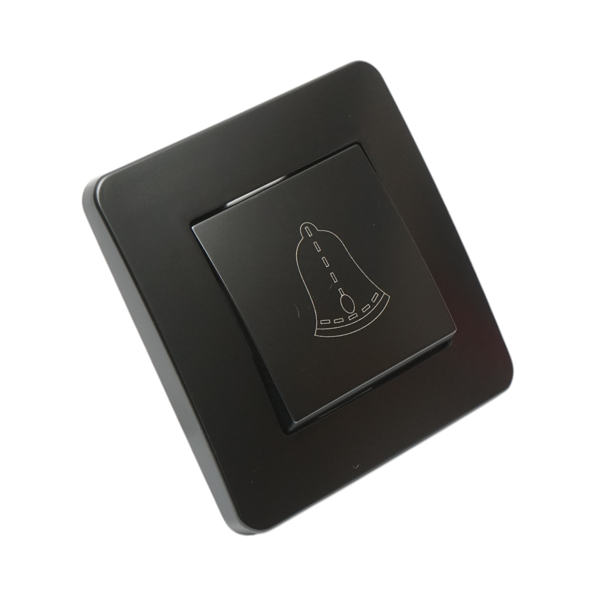 Intrerupator sonerie cu revenire negru incastrat 220V, 10AX, PC 80x80mm – imagine 4