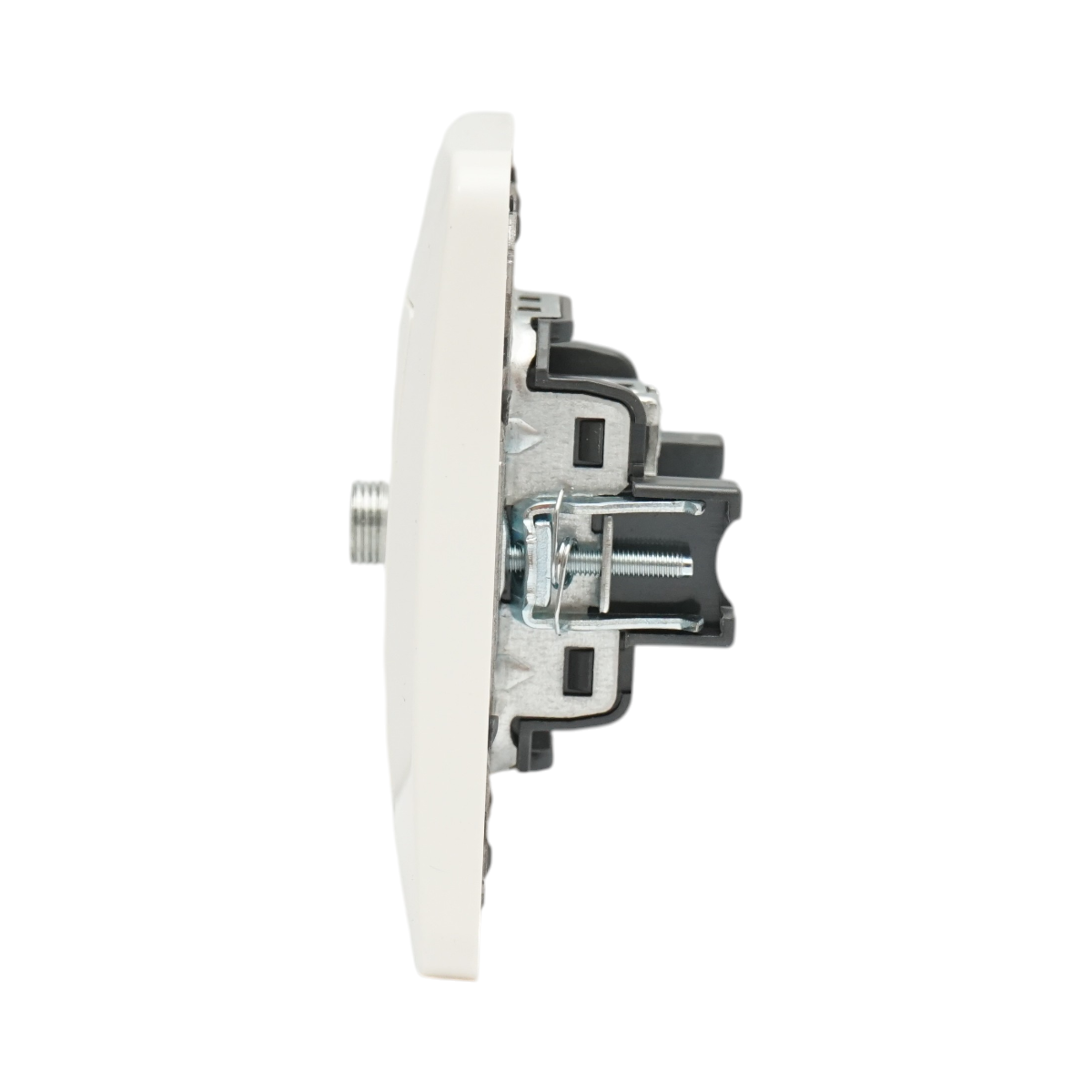 Priza TV tip F alba incastrata PC 80x80mm – imagine 5