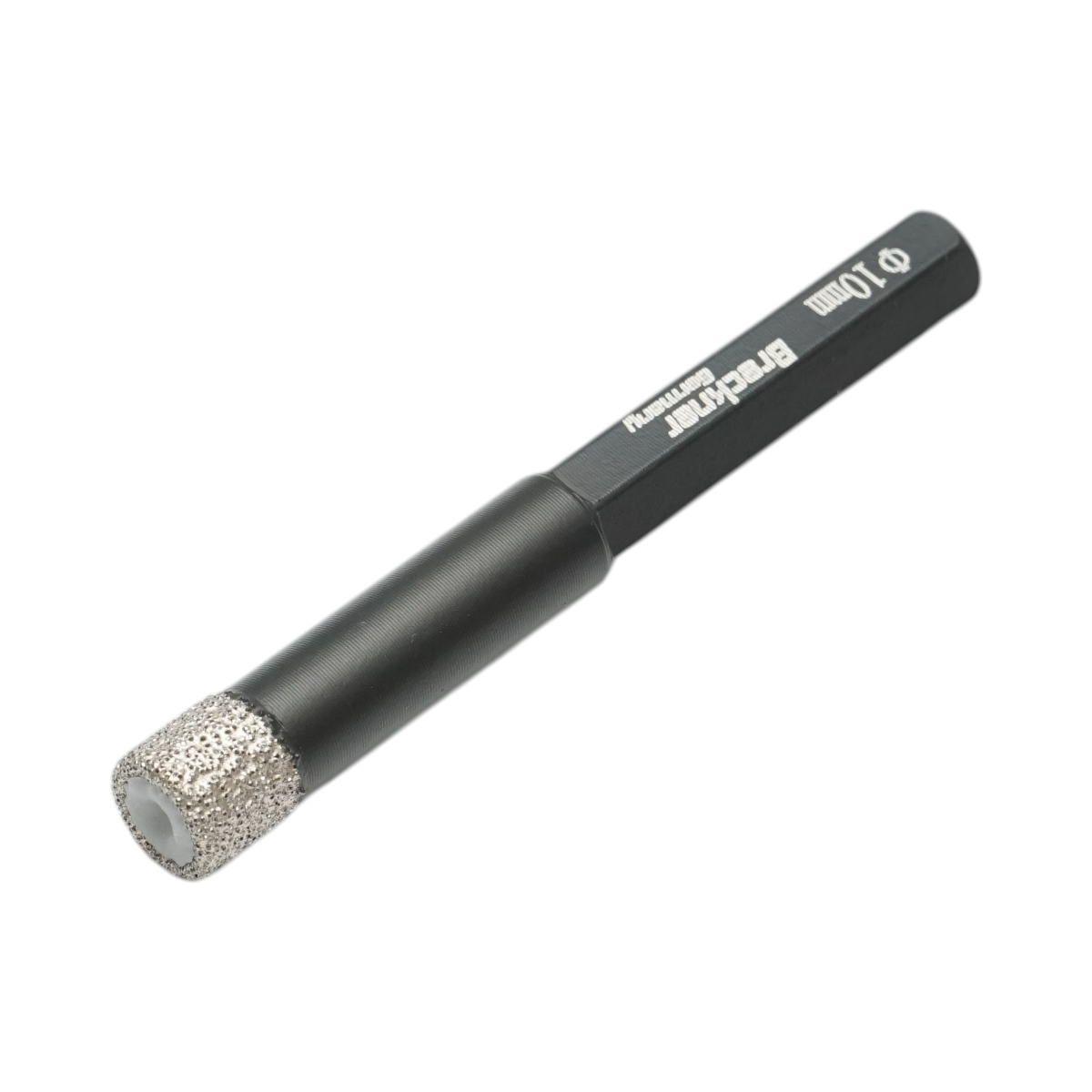 Carota diamantata burghiu 10x80mm, prindere hexagonala 1/4 pentru placi ceramice, marmura, granit Breckner Germany – imagine 3