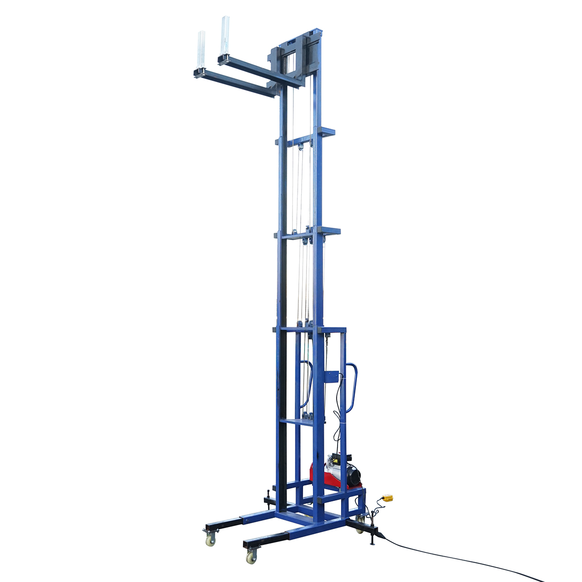 Lift electric materiale constructii 300kg, inaltime maxima 5m cu telecomanda – imagine 2