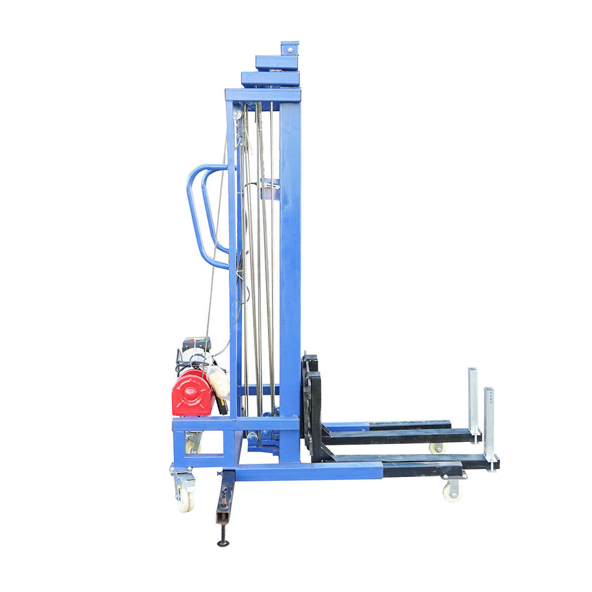 Lift electric materiale constructii 300kg, inaltime maxima 5m cu telecomanda – imagine 3