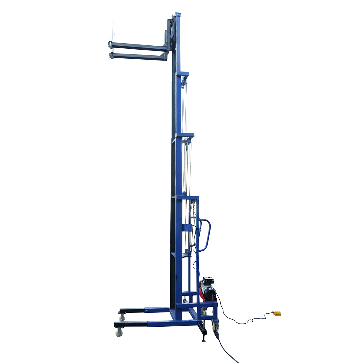 Lift electric materiale constructii 300kg, inaltime maxima 5m cu telecomanda – imagine 4