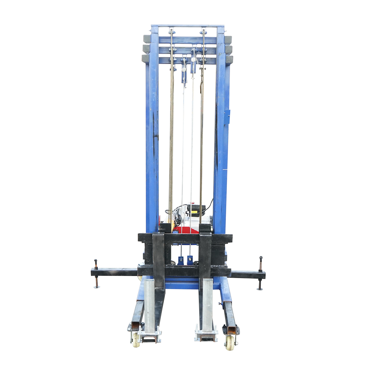 Lift electric materiale constructii 300kg, inaltime maxima 5m cu telecomanda – imagine 5