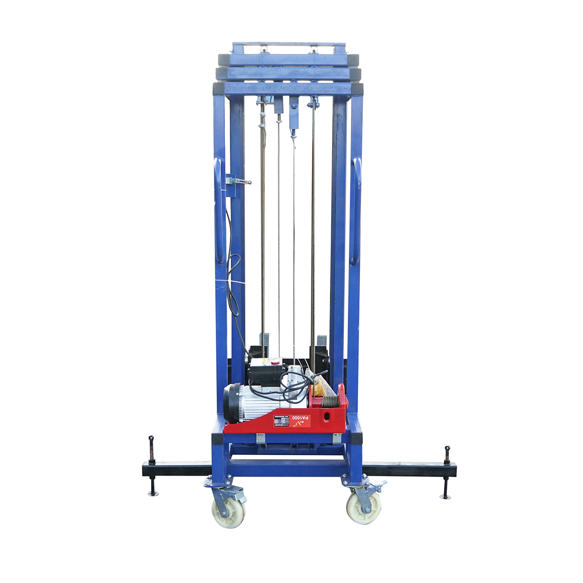 Lift electric materiale constructii 300kg, inaltime maxima 5m cu telecomanda – imagine 6