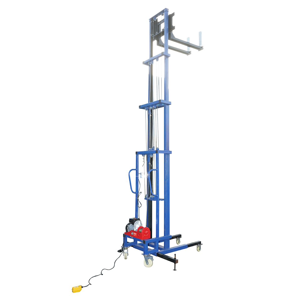 Lift electric materiale constructii 300kg, inaltime maxima 5m cu telecomanda – imagine 8