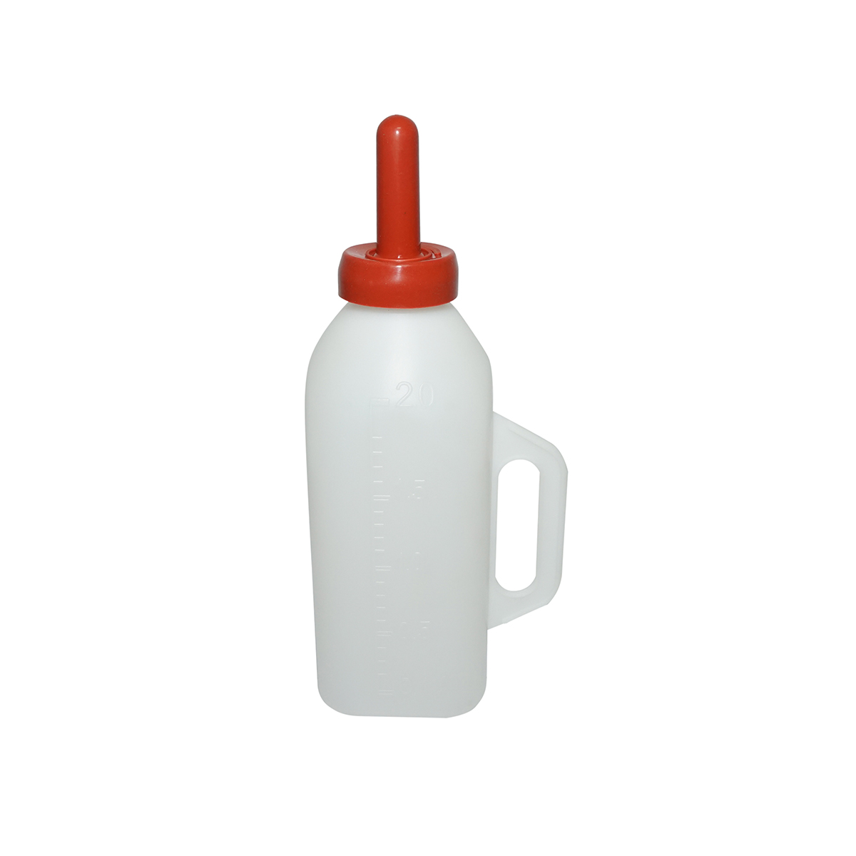 Adapatoare sticla de plastic cu suzeta 2 L pentru vitei Breckner Germany