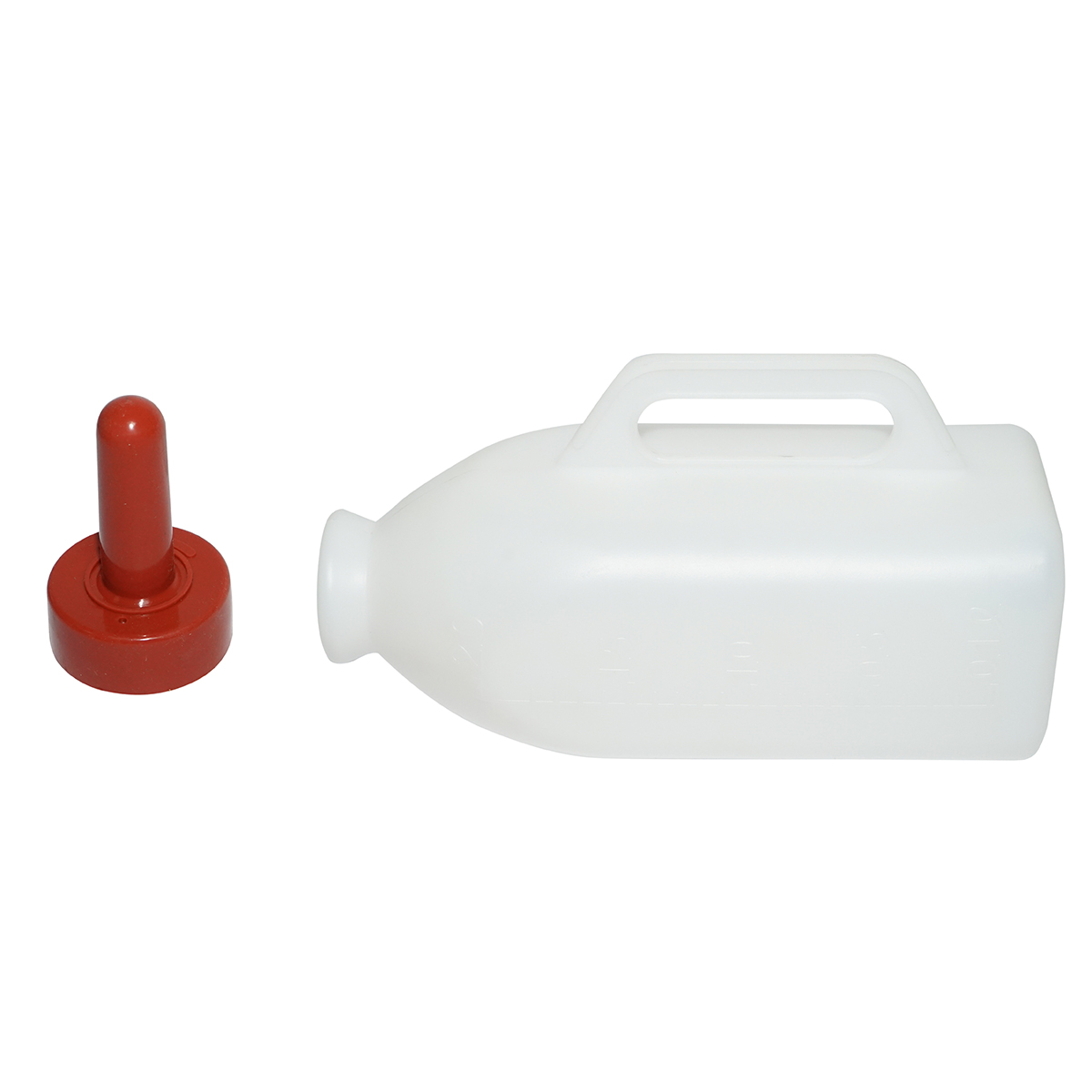 Adapatoare sticla de plastic cu suzeta 2 L pentru vitei Breckner Germany – imagine 4