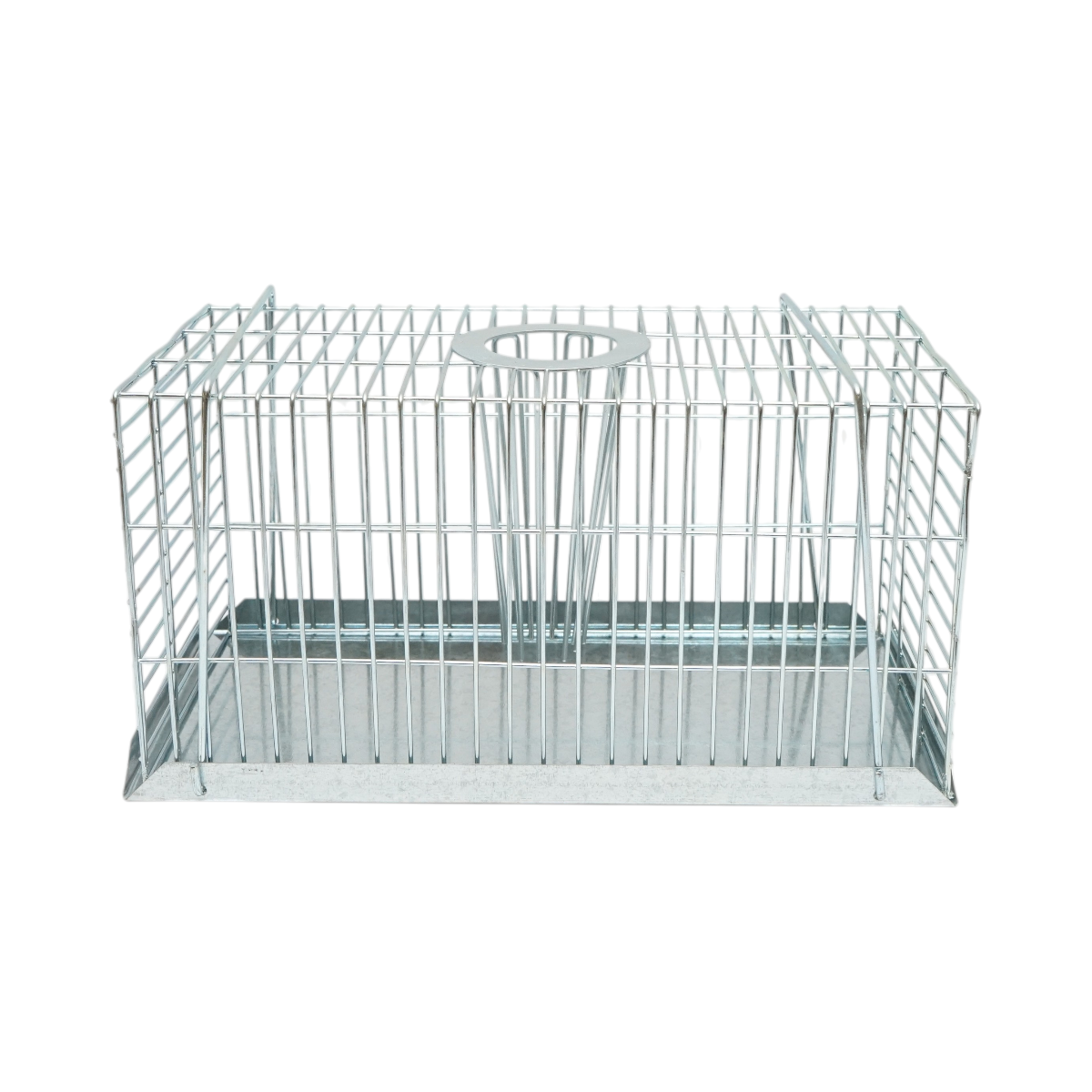 Capcana animale metalica tip cusca pentru sobolani si soareci 31x15x16.5cm