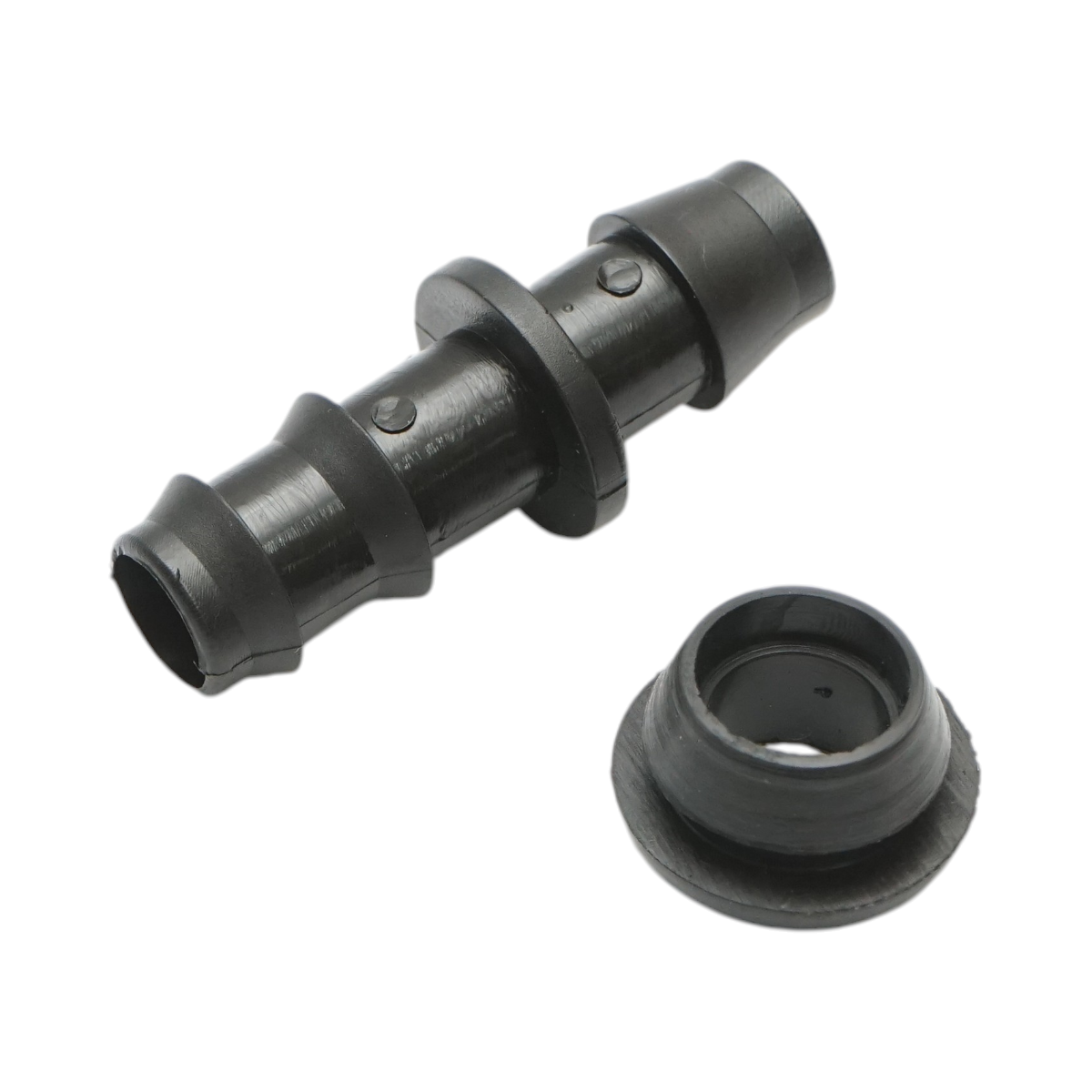 Mufa conector stut egal tub picurare 16x16mm pentru sisteme de irigatii