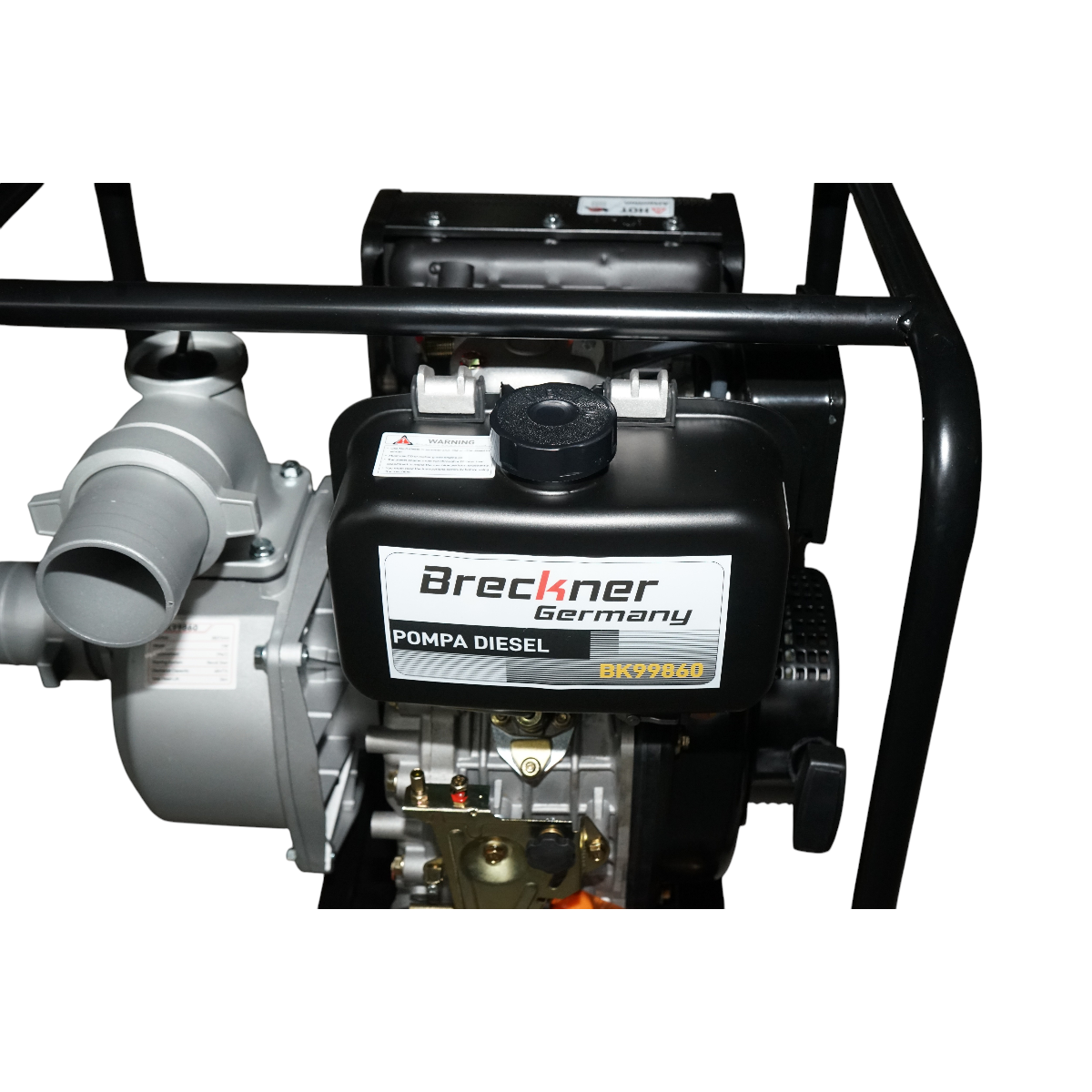 Motopompa diesel 7CP, 3 toli, debit 60m3/h, adancime absorbtie 13m, inaltime refulare 26m Breckner Germany – imagine 6