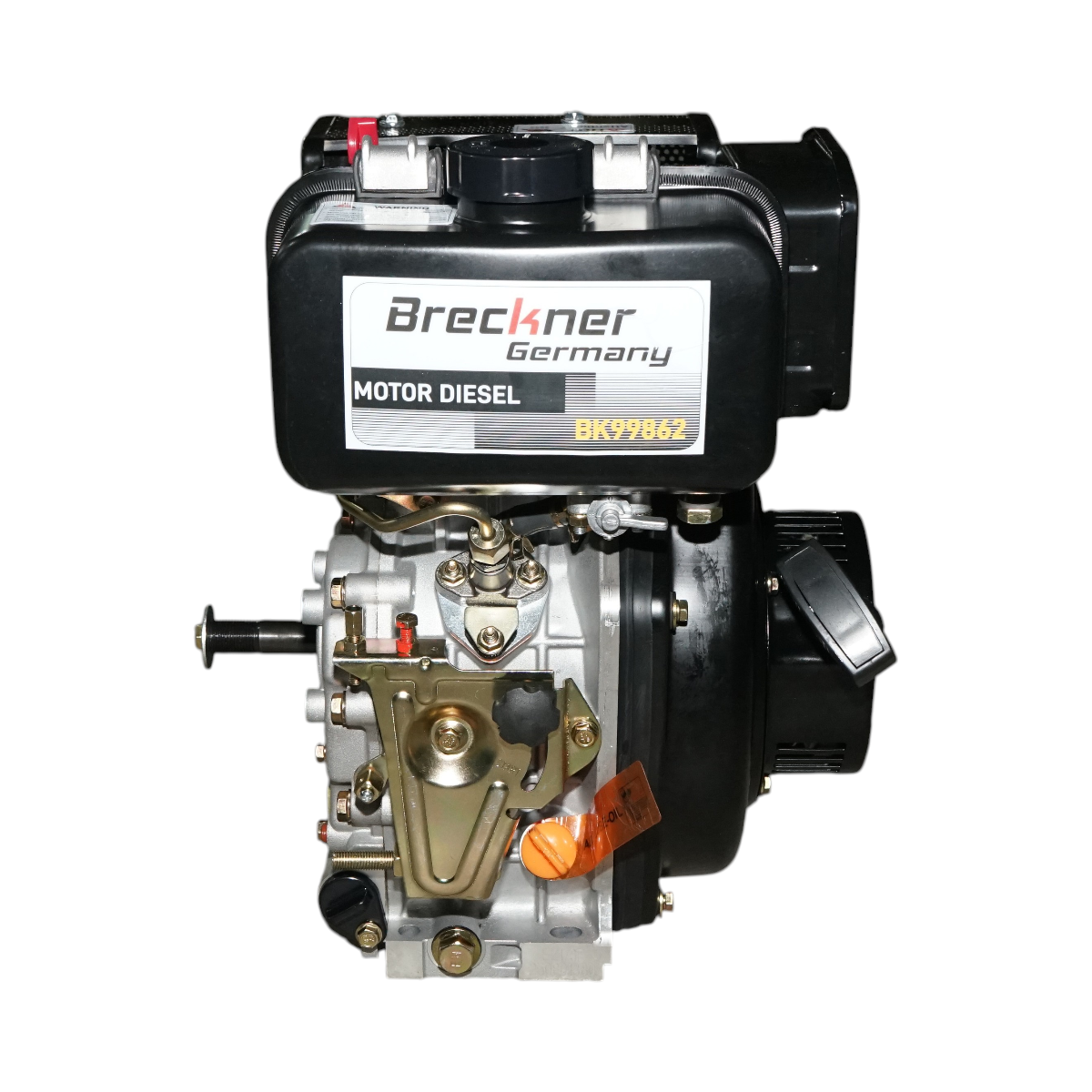 Motor diesel 5CP 173F, 247cc, turatie 3600rpm, ax rotund filetat 19.05mm, pornire sfoara Breckner Germany – imagine 2
