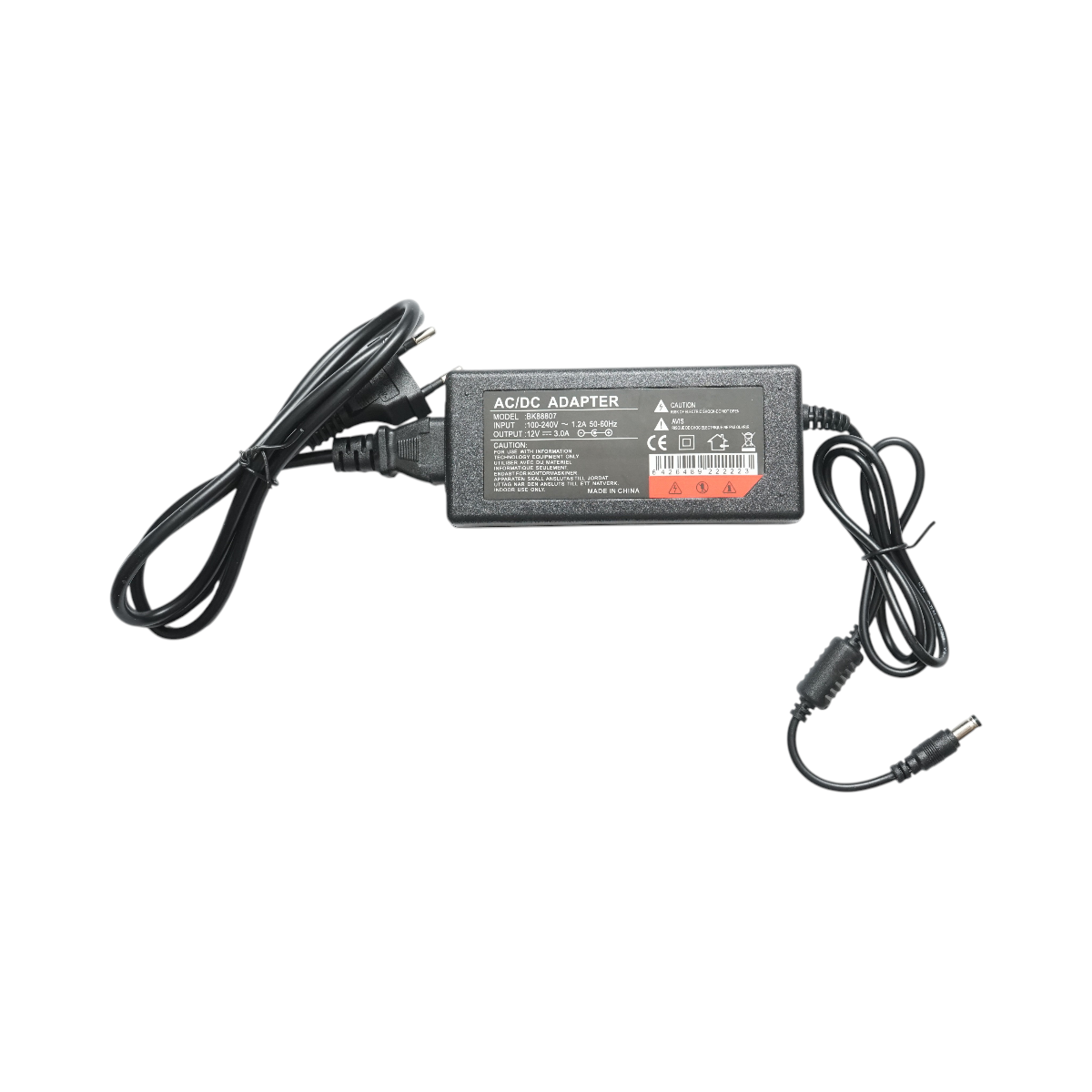 Adaptor alimentator 12V 3A AC/DC universal, mufa jack 2.1x5.5x10mm Breckner Germany – imagine 3