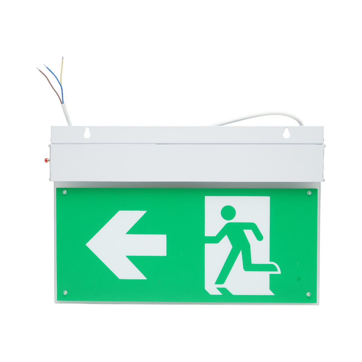 Lampa EXIT LED iesire de urgenta 220V, 3W, baterie Li-ion 1800mAh, montaj aplicat, autonomie 3 ore IP20 – imagine 5