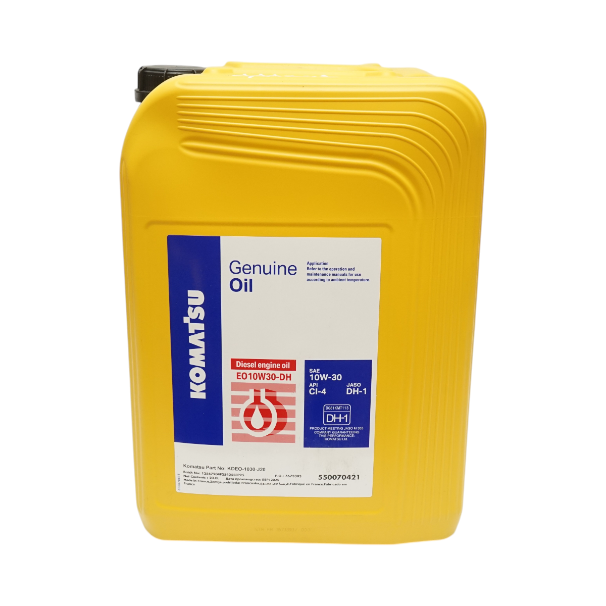 Ulei motor Komatsu Genuine Oil Diesel Engine Oil 10W-30 20L