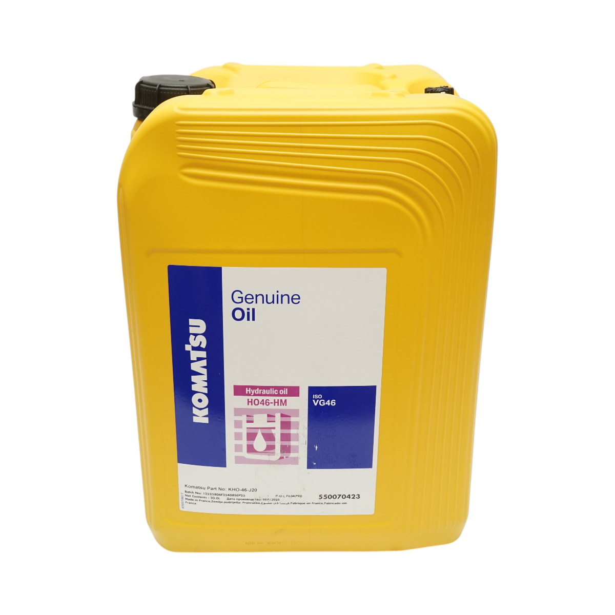 Ulei hidraulic Komatsu Genuine Oil HO46-HM ISO VG46 20L
