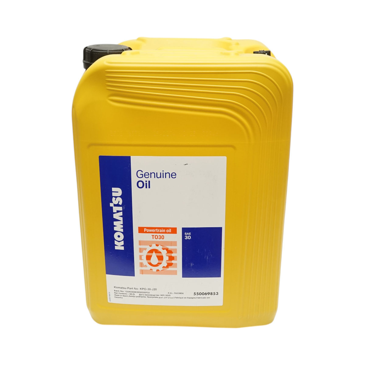 Ulei transmisie Komatsu Genuine Oil Powertrain Oil TO30 SAE 30 20L