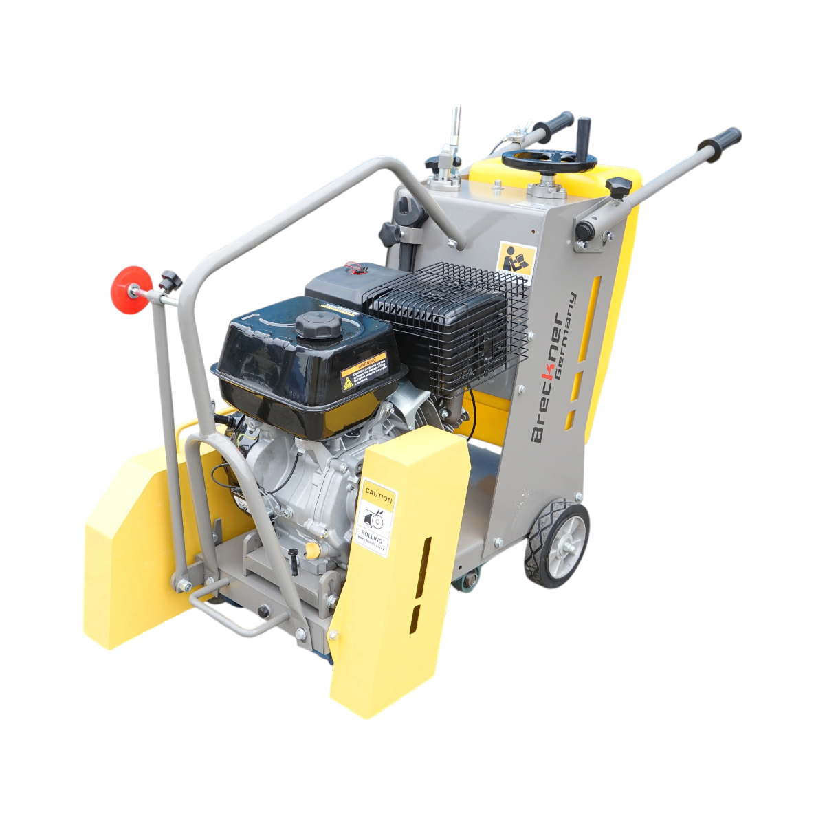 Masina de taiat beton si asfalt 400-500mm, motor Loncin GF420 15CP, 4 timpi 420cc, adancime 170mm, rezervor apa 40L Breckner Germany