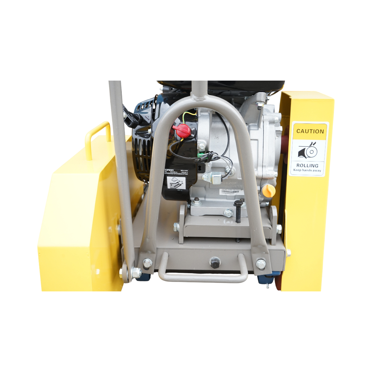 Masina de taiat beton si asfalt 400-500mm, motor Loncin GF420 15CP, 4 timpi 420cc, adancime 170mm, rezervor apa 40L Breckner Germany – imagine 4
