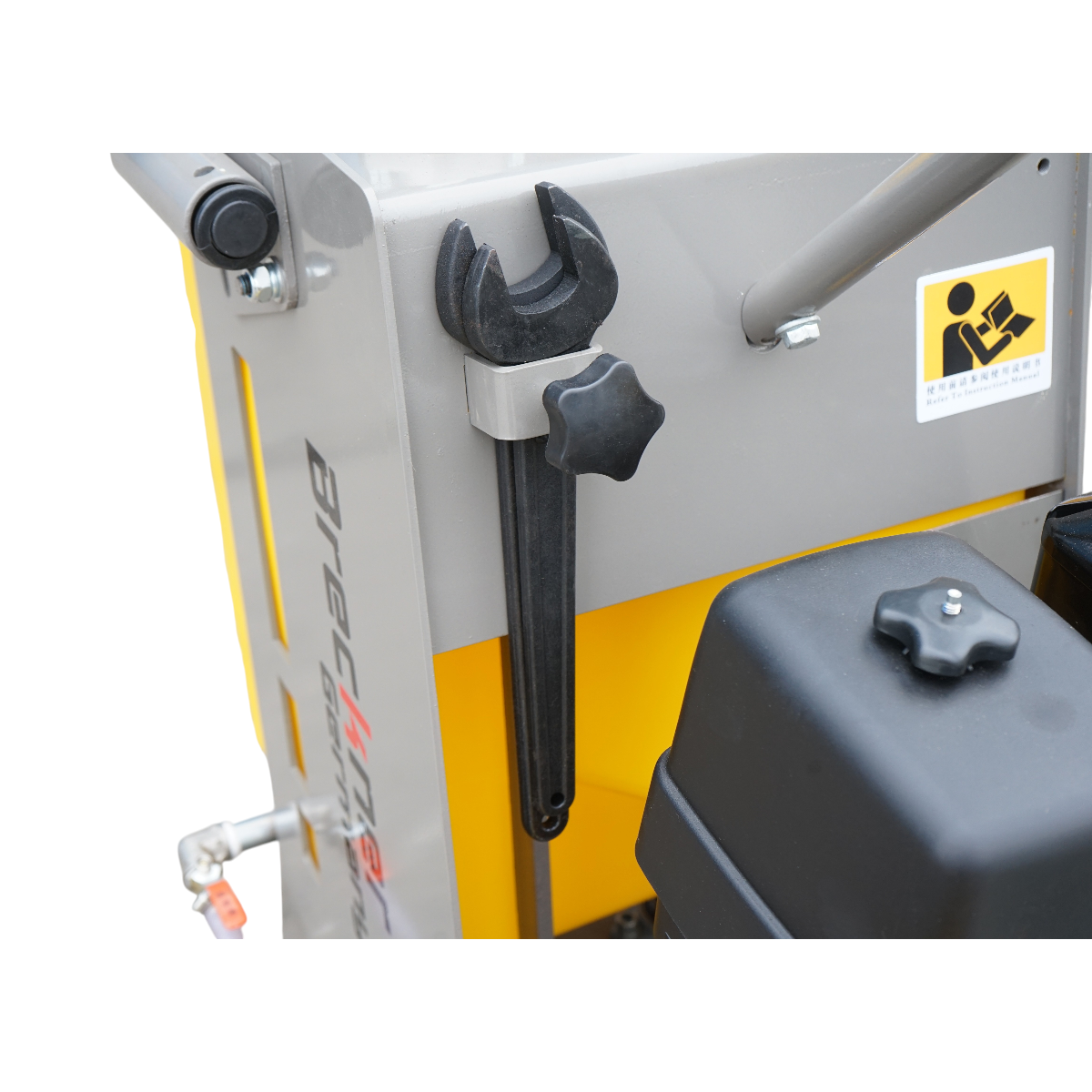 Masina de taiat beton si asfalt 400-500mm, motor Honda GX390 13CP, 4 timpi 390cc, adancime 170mm, rezervor apa 40L Breckner Germany – imagine 11