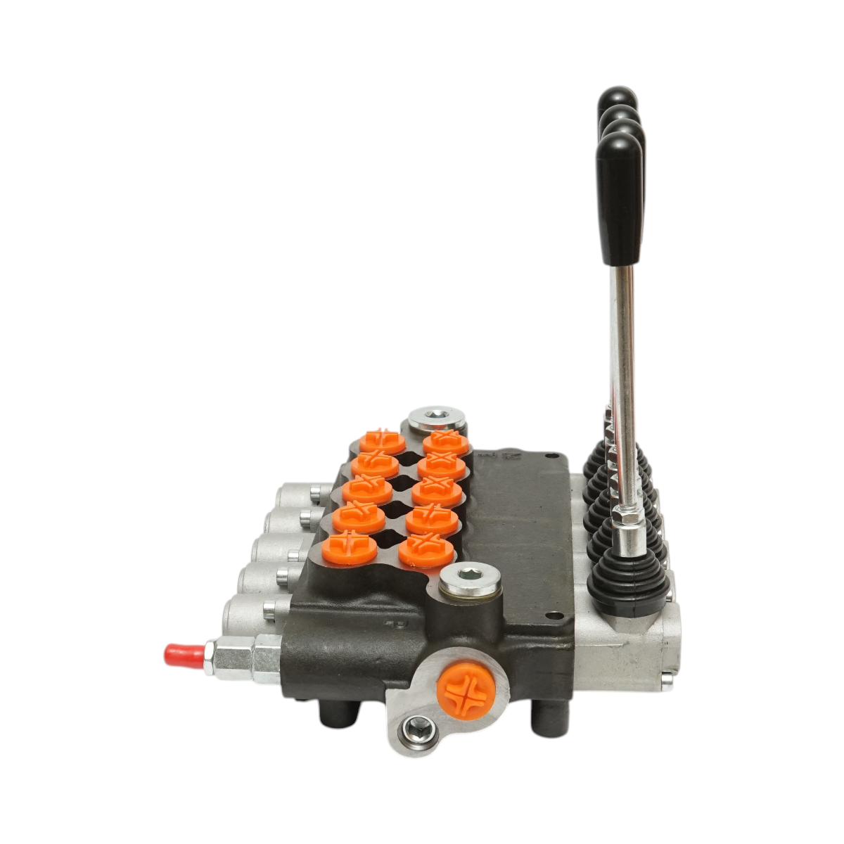 Distribuitor hidraulic 5 manete, debit 80L/min, presiune 200 bar Breckner Germany – imagine 2