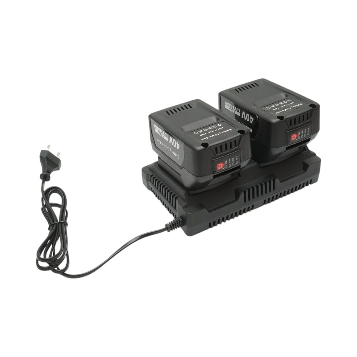 Drujba electrica profesionala cu 2 acumulatori 40V, 4Ah Li-ion, 1200W, motor brushless, lama 16 inch (400mm) Breckner Germany – imagine 14