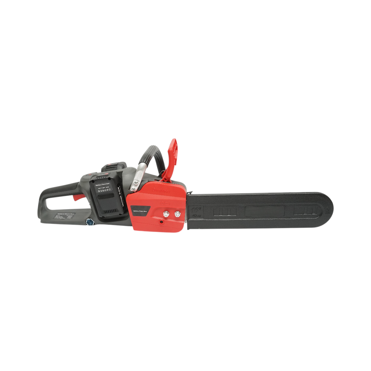 Drujba electrica profesionala cu 2 acumulatori 40V, 4Ah Li-ion, 1200W, motor brushless, lama 16 inch (400mm) Breckner Germany – imagine 4