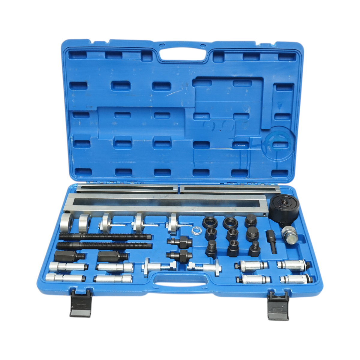 Trusa presa extractor injectoare diesel cu cilindru hidraulic 10T profesionala 38 piese Breckner Germany