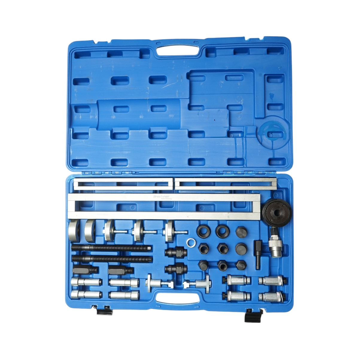 Trusa presa extractor injectoare diesel cu cilindru hidraulic 10T profesionala 38 piese Breckner Germany – imagine 2