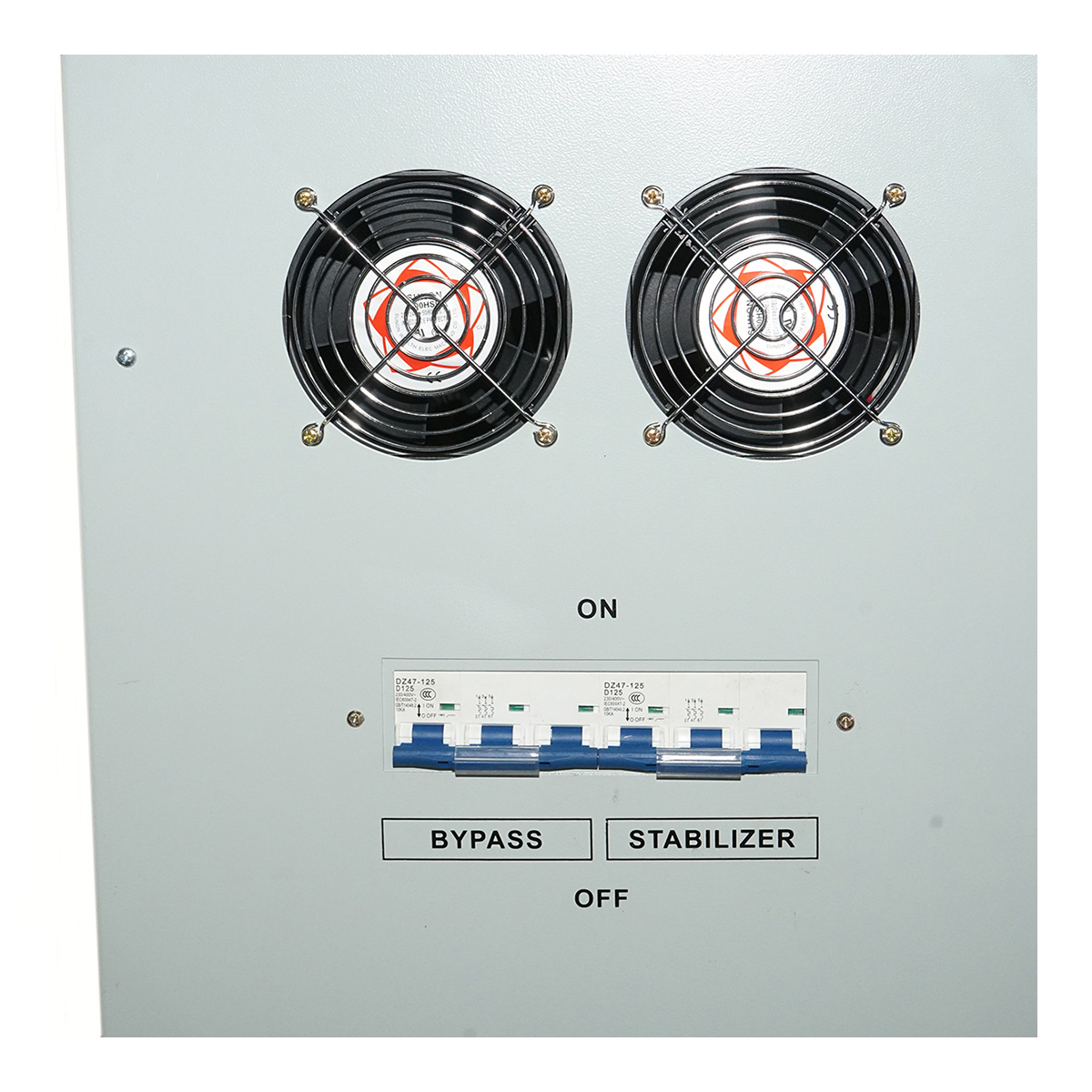 Stabilizator automat de tensiune 100KVA trifazat cu servomotor, bypass, afisaj LCD Breckner Germany – imagine 8
