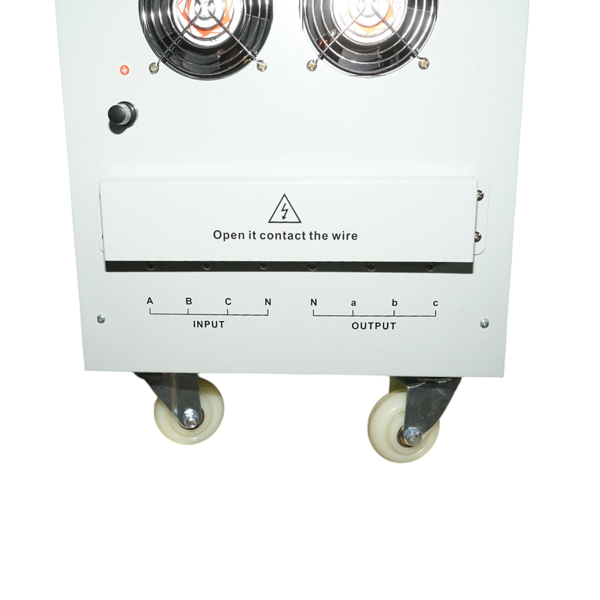 Stabilizator automat de tensiune 60KVA trifazat cu servomotor, bypass, afisaj LCD Breckner Germany – imagine 9