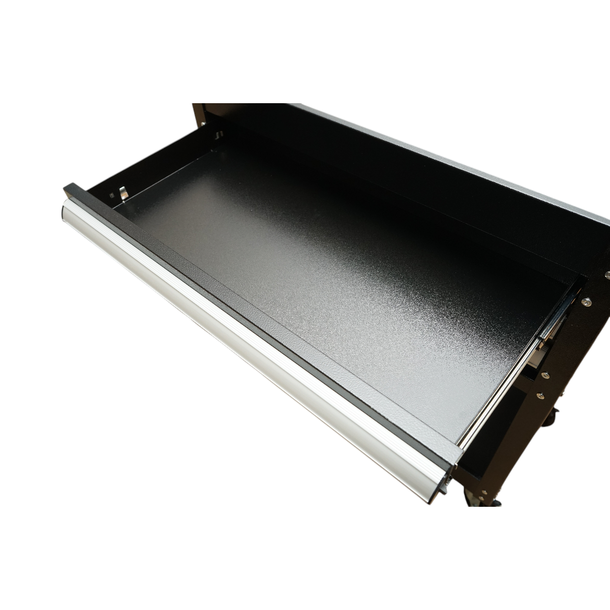 Carucior scule atelier metalic pe roti cu 2 rafturi si 3 sertare 775x410x895mm Breckner Germany – imagine 10