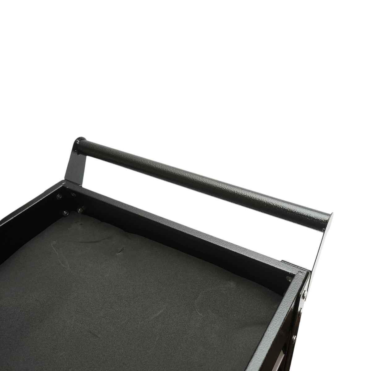 Carucior scule atelier metalic pe roti cu 2 rafturi si 3 sertare 775x410x895mm Breckner Germany – imagine 11