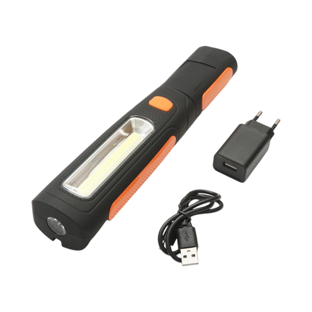 Lanterna, lampa de lucru LED 3W cu magnet reincarcabila USB Breckner Germany – imagine 2