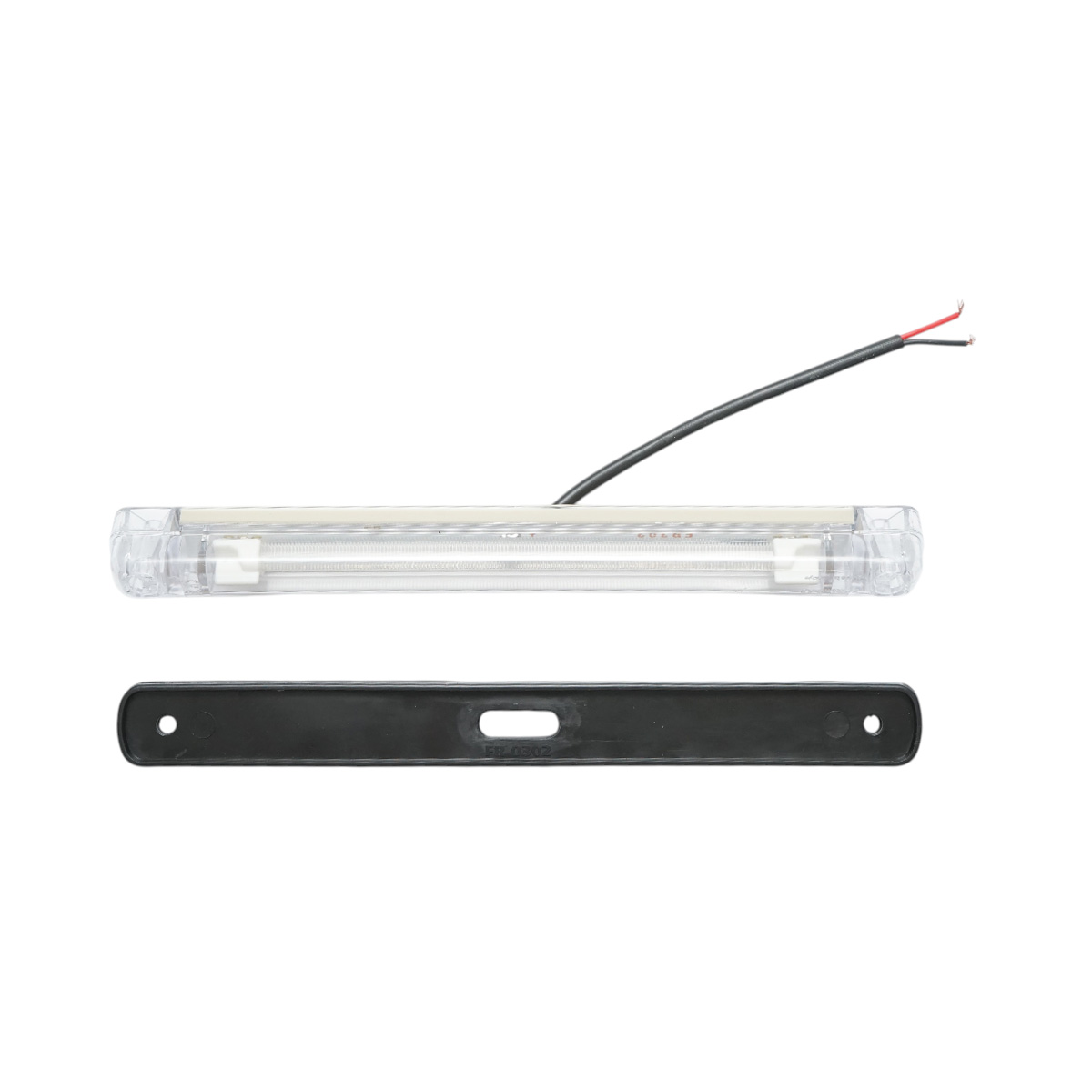 Lampa pozitie cabina camion LED 24V alba 6 LED-uri 240x26x25mm Breckner Germany – imagine 2