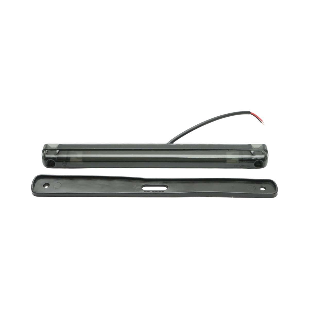 Lampa pozitie cabina camion LED 24V rosu fumuriu 6 LED-uri 240x26x25mm Breckner Germany – imagine 2