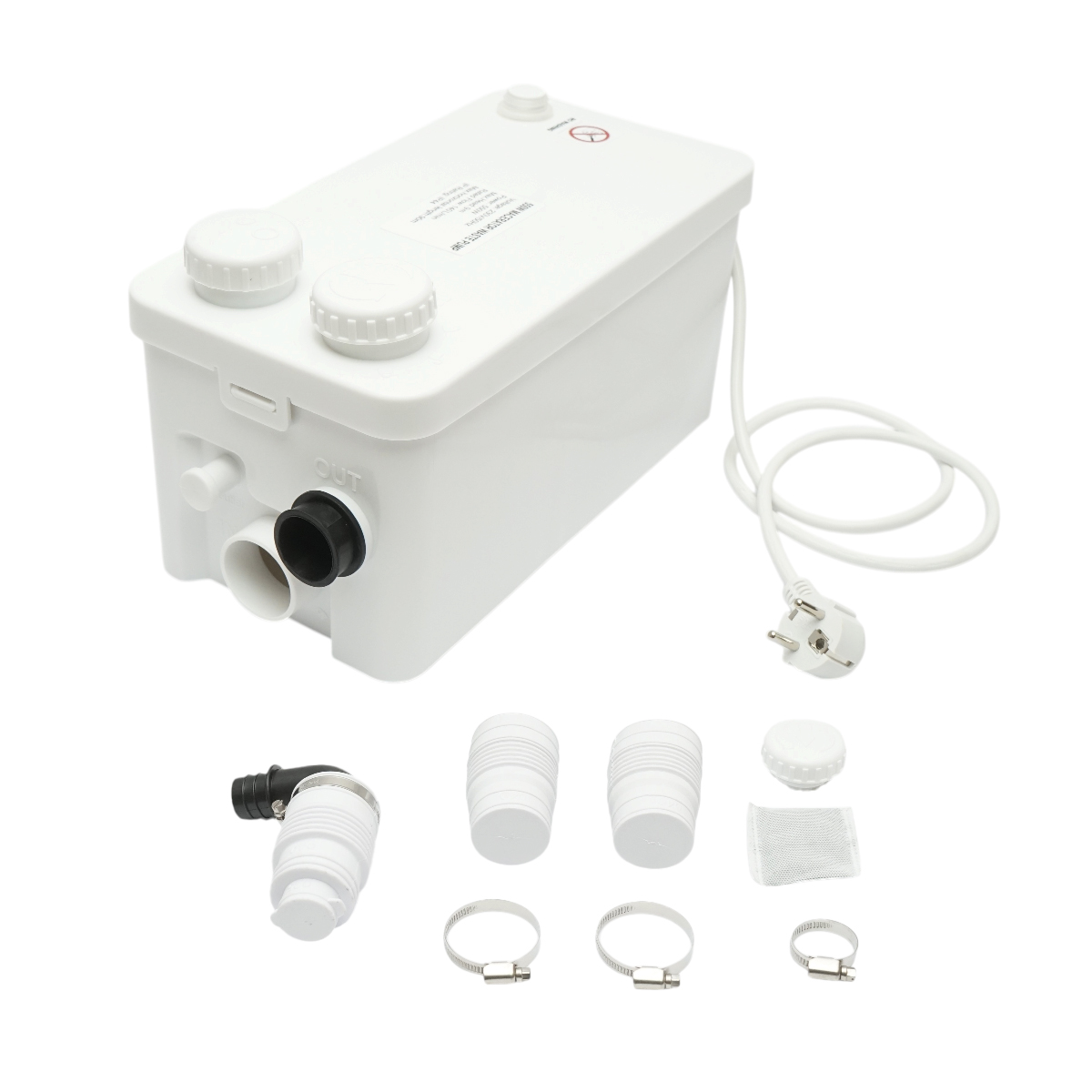 Pompa macerator ape uzate 550W, 220V, debit 8400 L/h, inaltime pompare 9m, orizontal 90m IP44