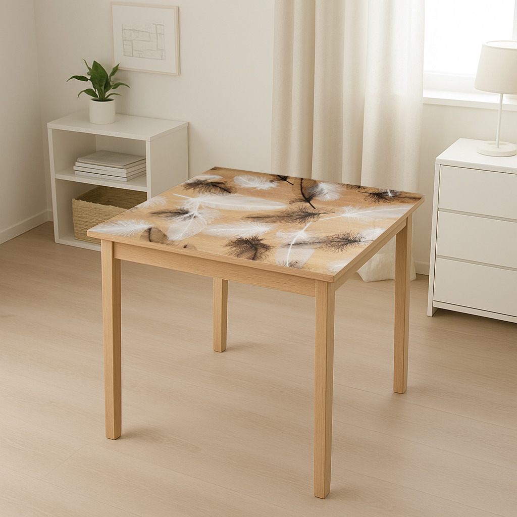 Folie protectie masa transparenta PVC siliconizat 100cm, grosime 0.8mm, model pene 20m/rola Breckner Germany