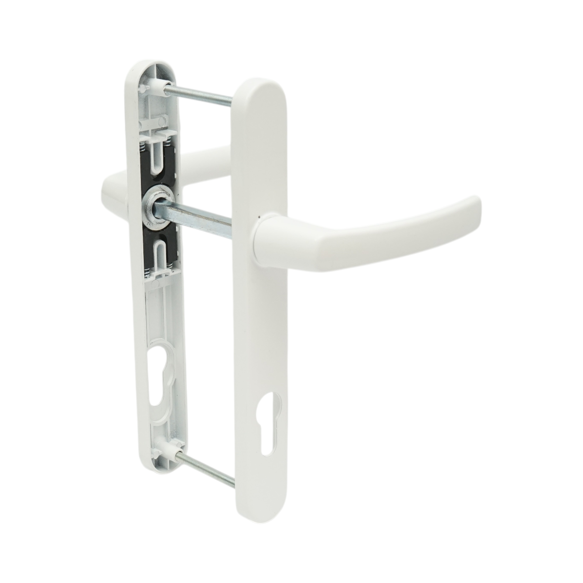 Set manere usa termopan PVC alb cu sild 28x220mm