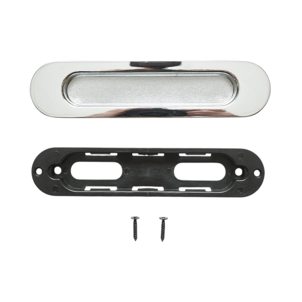 Maner usa glisanta cromat incastrat tip scoica 36x150mm