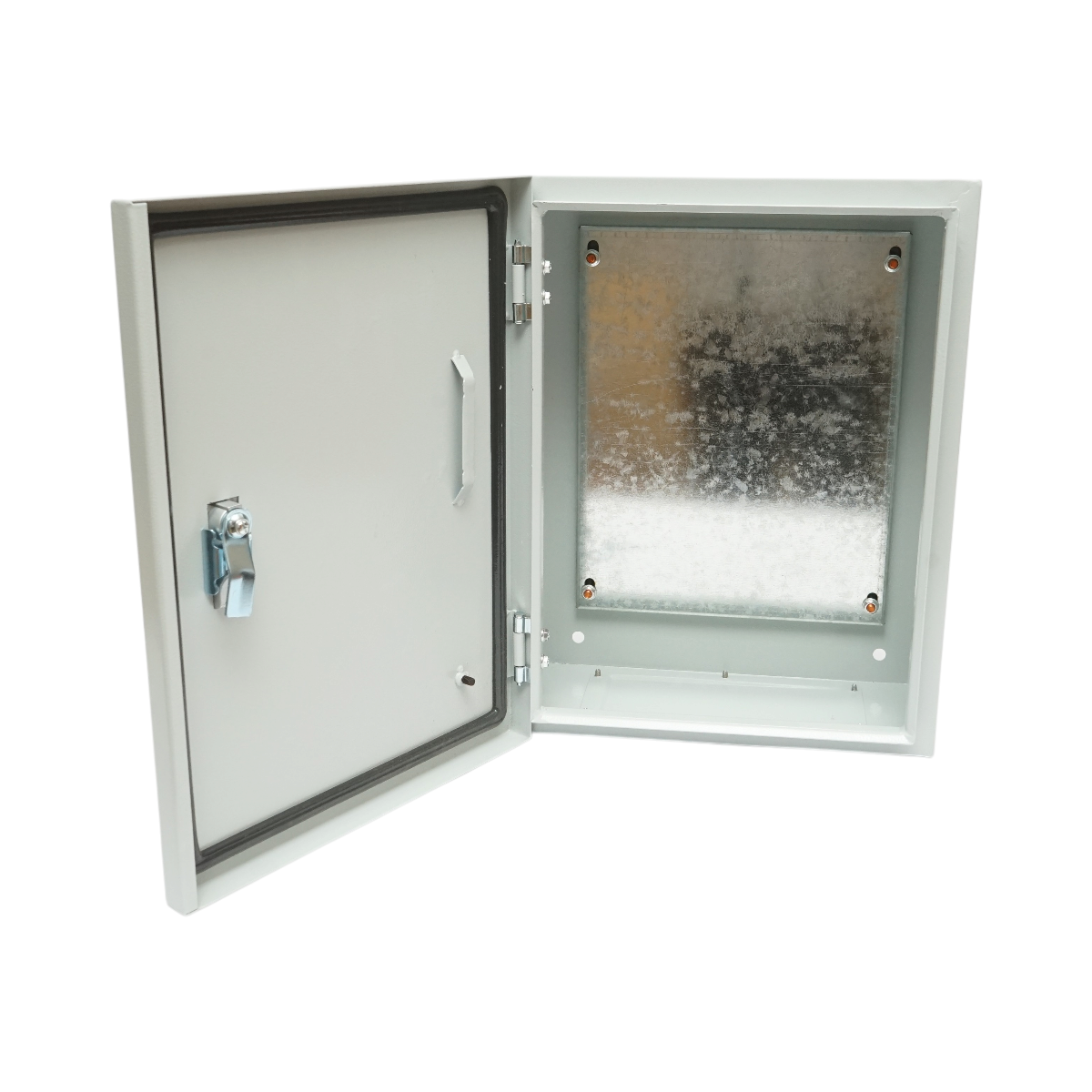 Tablou electric metalic exterior cu contrapanou 400x300x150mm IP65 Longroad – imagine 2