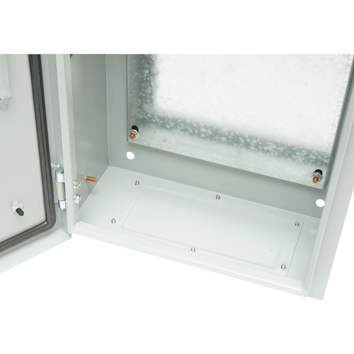Tablou electric metalic exterior cu contrapanou 400x300x150mm IP65 Longroad – imagine 7