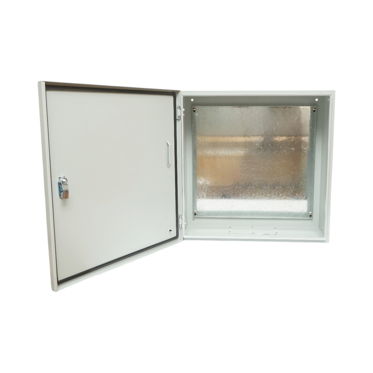 Tablou electric metalic exterior cu contrapanou 600x600x250mm IP65 Longroad – imagine 2