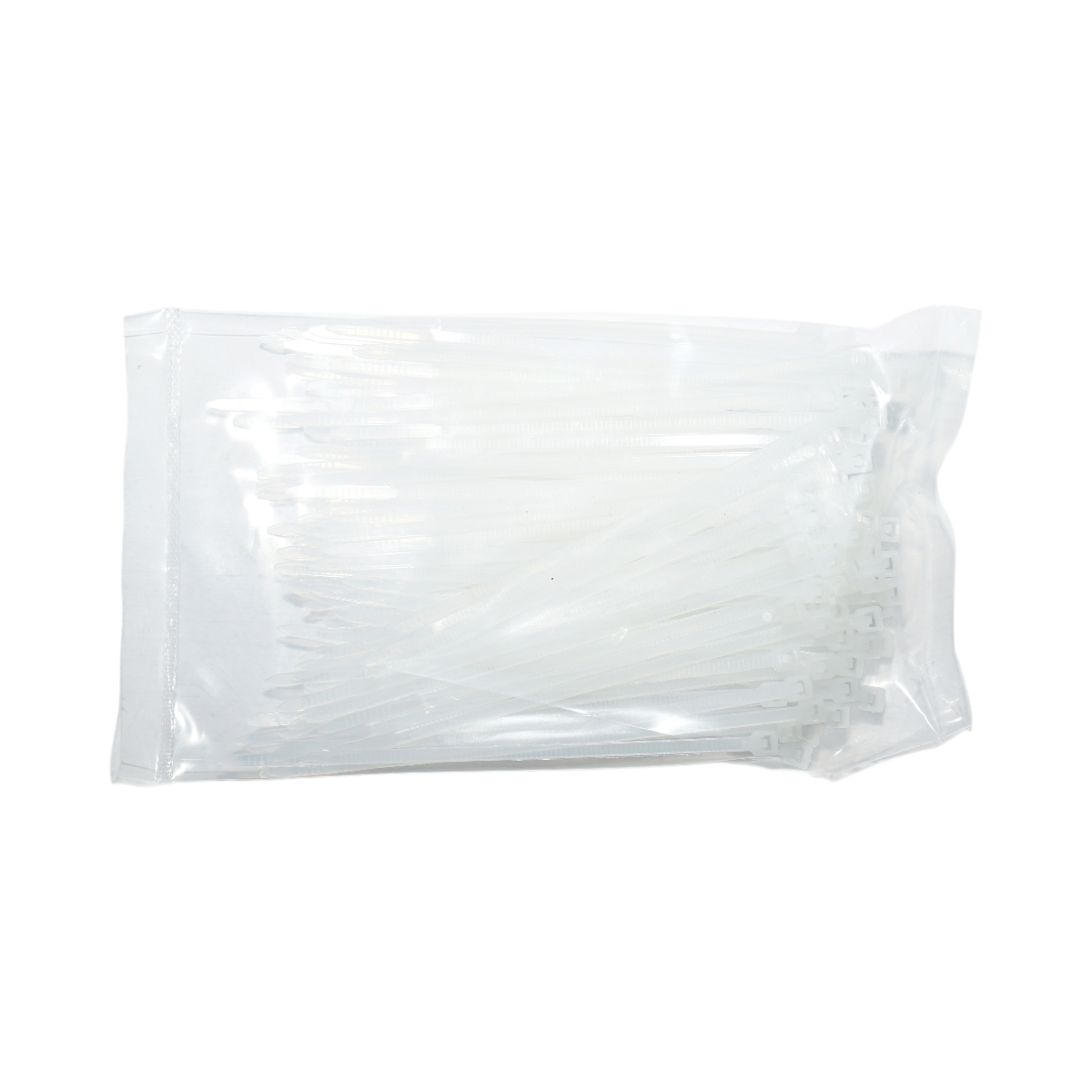 Faseta colier plastic alb 2.5x100mm 100 buc/set Longroad – imagine 5