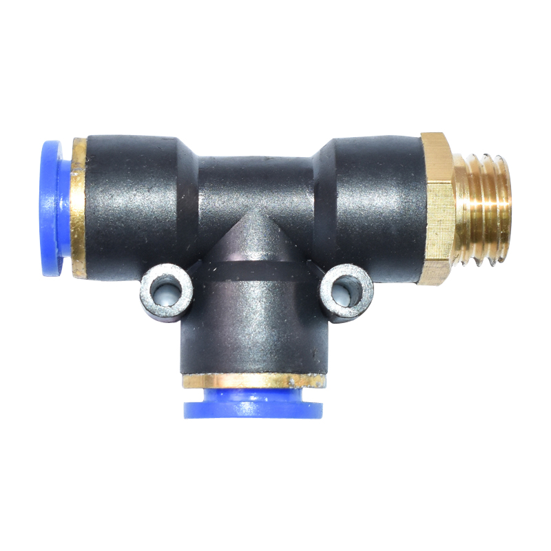 Mufa rapida T plastic si surub metalic fi 12x12 cu M16