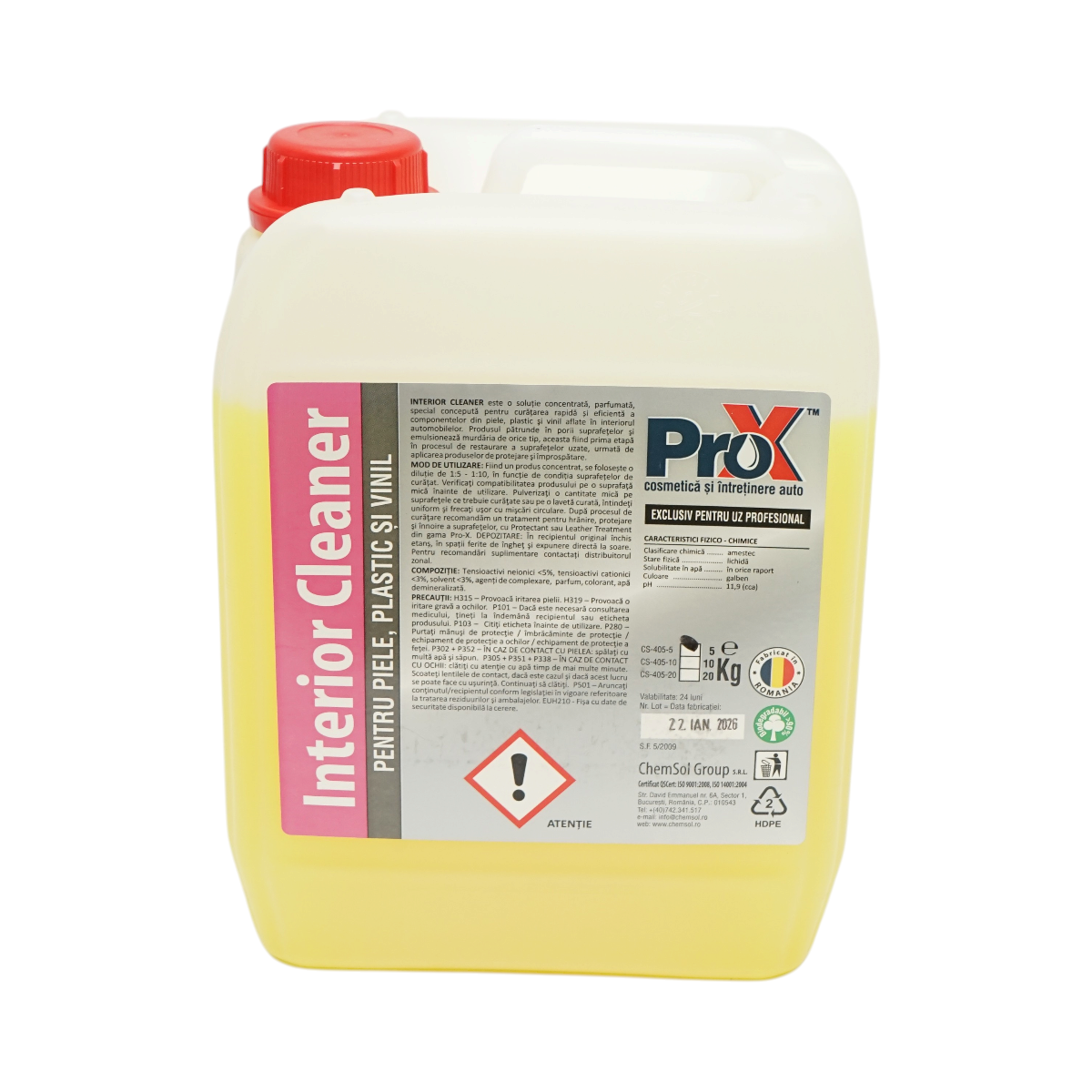Solutie curatare interior auto Interior Cleaner ProX 10kg
