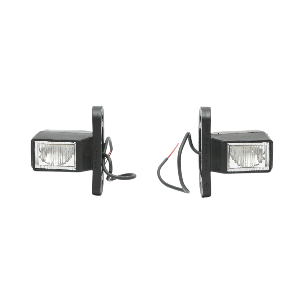 Set lampi gabarit laterale LED cu brat 12V-24V 3 functii rosu-alb-galben 70mm Breckner Germany