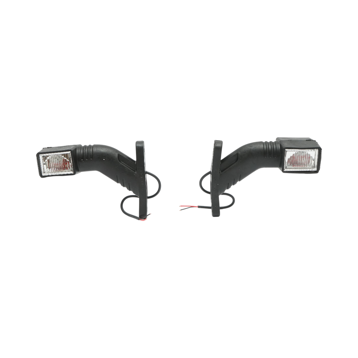 Set lampi gabarit laterale LED cu brat 12V-24V 3 functii rosu-alb-galben 140mm Breckner Germany