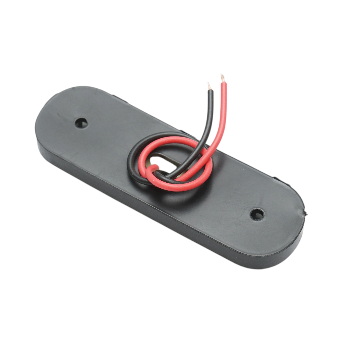 Lampa gabarit laterala ovala LED 12V-24V rosu fumuriu 3 LED-uri 87x28x13.5mm Breckner Germany – imagine 5