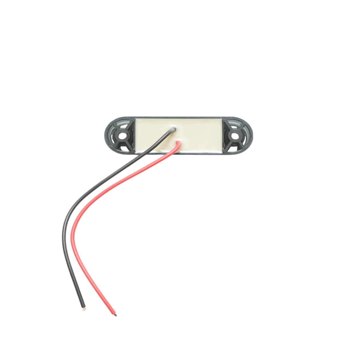 Lampa gabarit laterala ovala LED 12V-24V alb fumuriu 3 LED-uri 70x21x10.5mm Breckner Germany – imagine 5