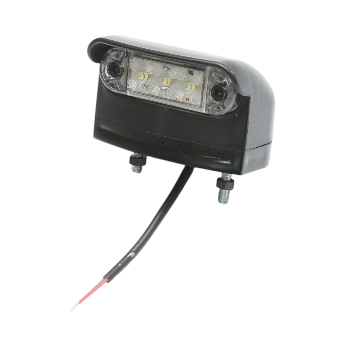 Lampa LED iluminare placuta numar inmatriculare 12V-24V 3 LED-uri 78.5x50mm Breckner Germany